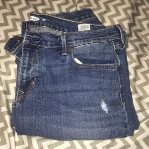 old navy curvy skinny jeans